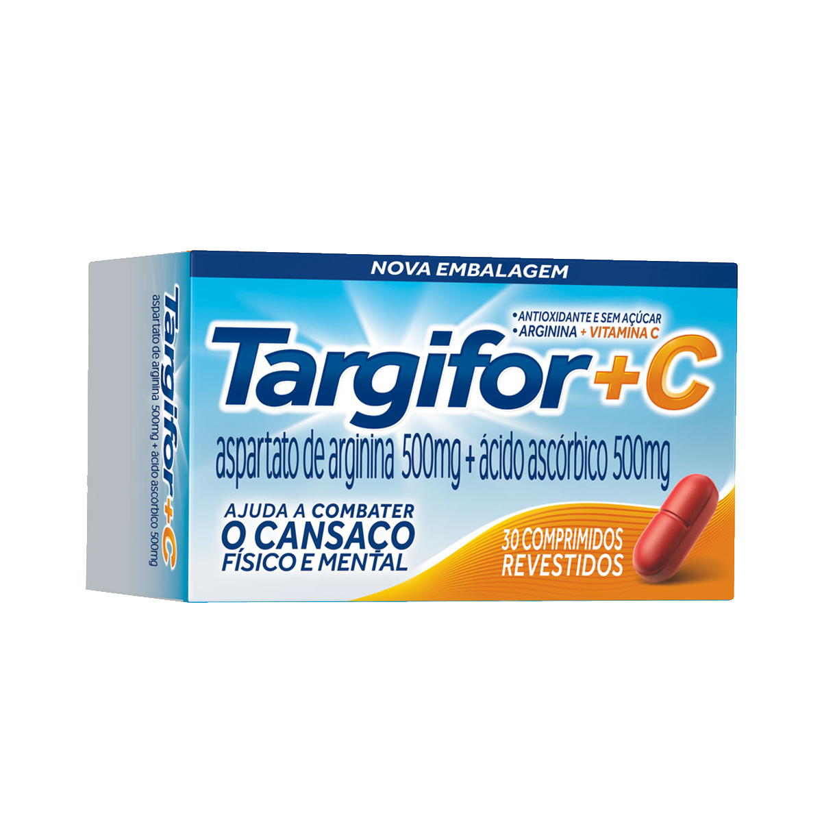 Targifor C Adulto 500/500mg Com 30 Comprimidos Revestidos 30 Comprimidos Revestidos