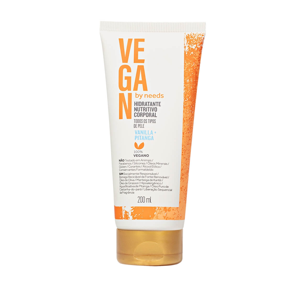 Hidratante Corporal Vegan by Needs Vanilla + Pitanga 200ml